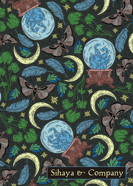 TWILIGHT MOTH Spiral Notebook