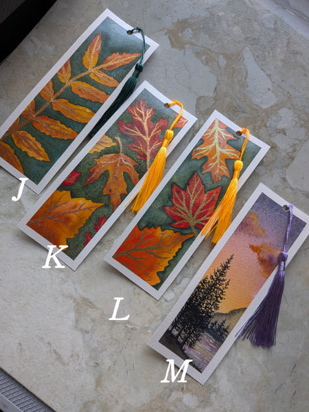 Watercolor Bookmarks