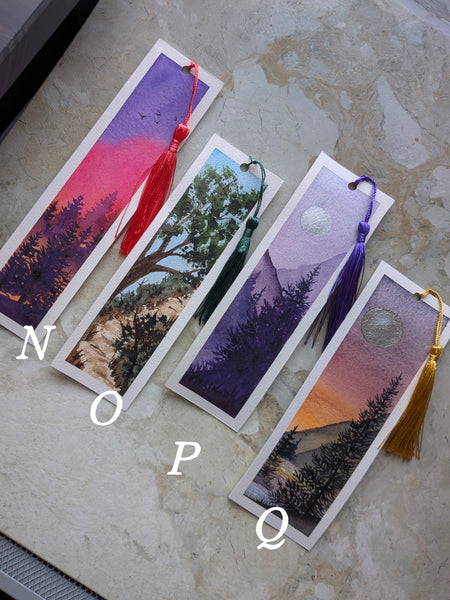 Watercolor Bookmarks