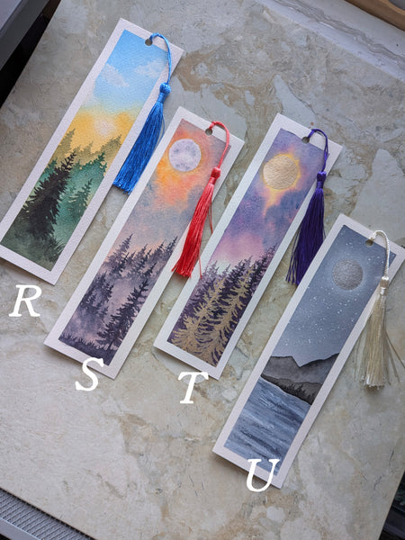 Watercolor Bookmarks