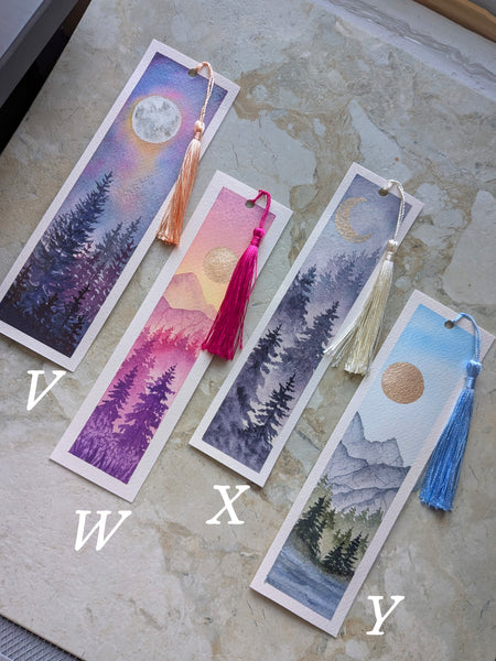 Watercolor Bookmarks