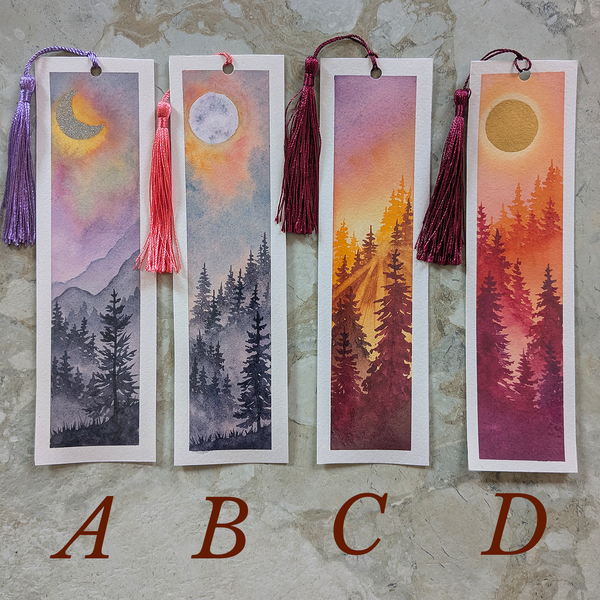 Watercolor Bookmarks