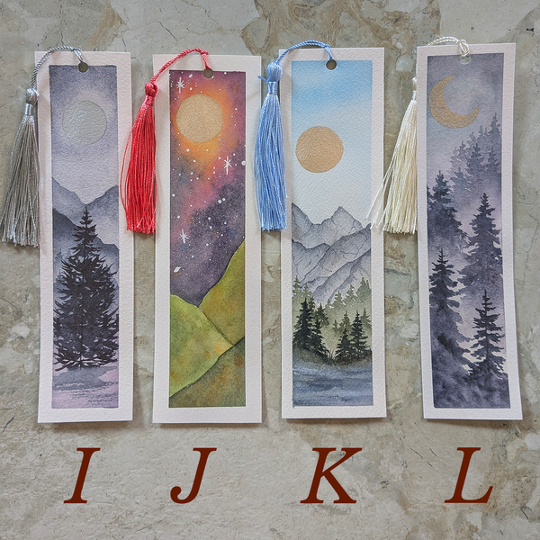 Watercolor Bookmarks