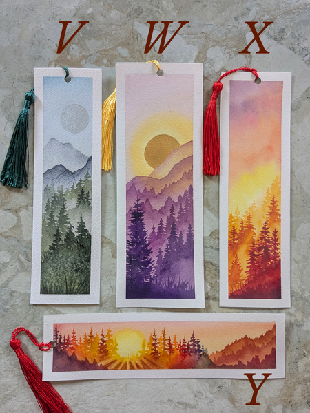 Watercolor Bookmarks