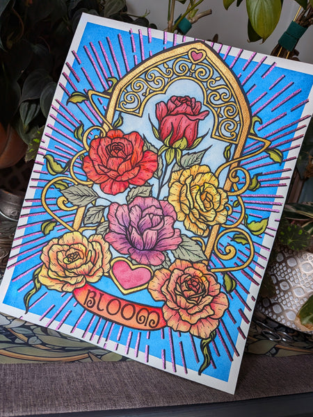 Watercolor Original: Bloom