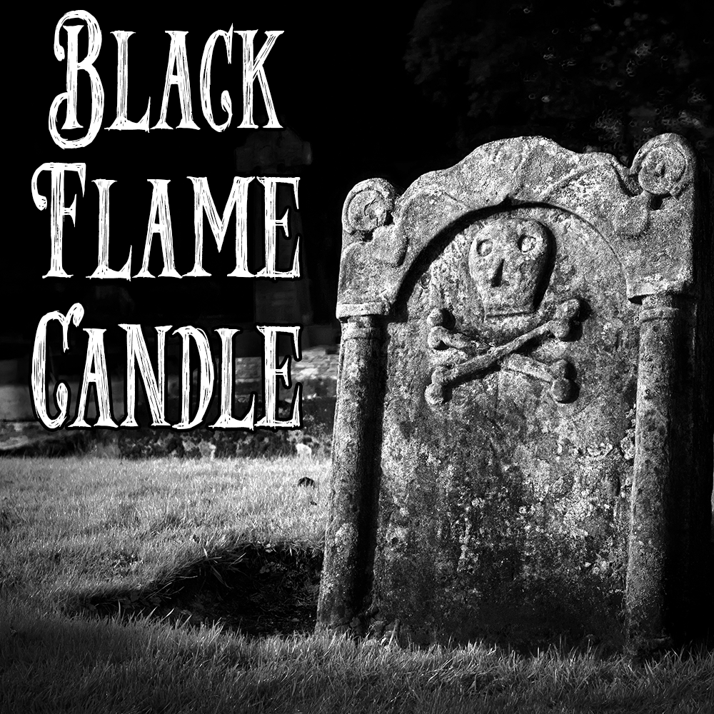 Halloween Collection: BLACK FLAME CANDLE RESURRECTED