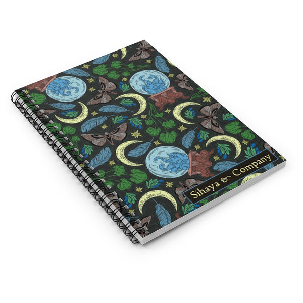 TWILIGHT MOTH Spiral Notebook