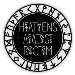 HEATHENS AGAINST RACISM Sticker