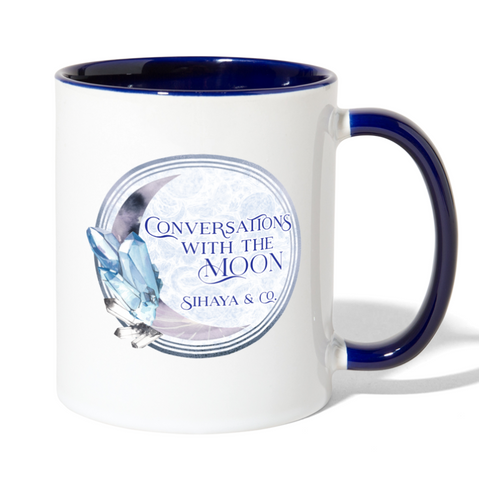 CONVERSATIONS WITH THE MOON Contrast Mug